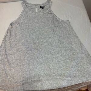 Torrid Ribbed metallic tank top